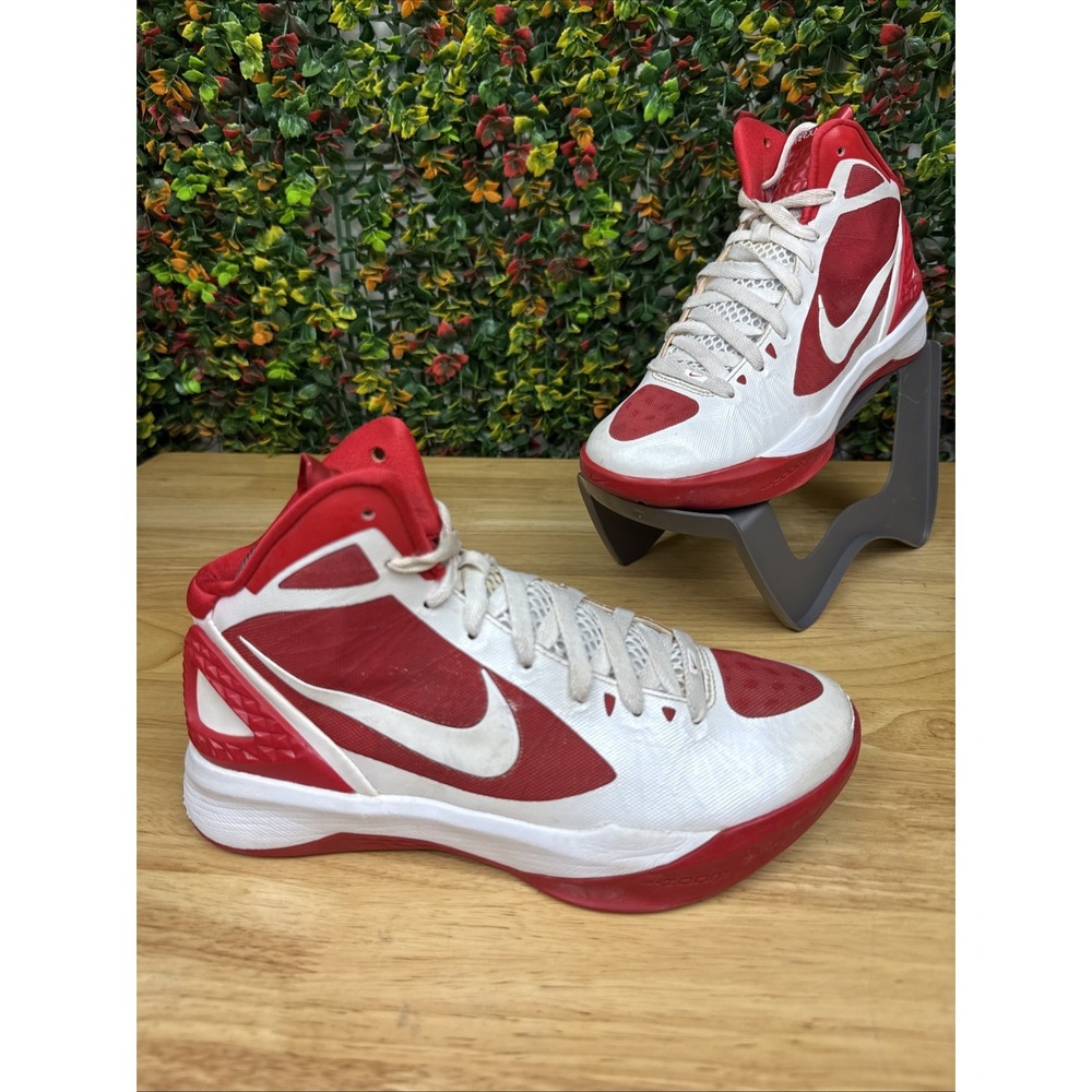 Nike Hyperdunk Zoom Air Basketball‎ Shoes Flywire 454138-104 Red White Men's 6.5